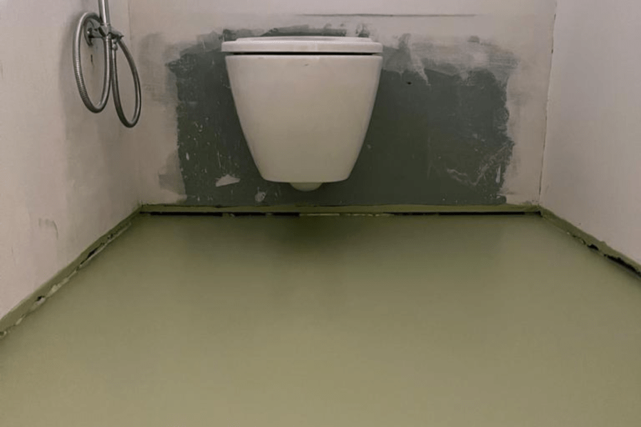 Polyurethaan gietvloer - PU vloer - Groen - naadloze vloer